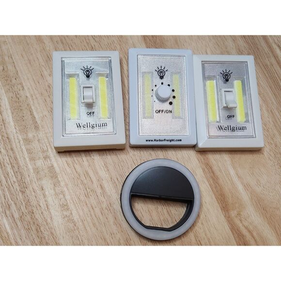 Set of 4 Battery Operated Lights | Portable Wireless Lighting - Picture 1 of 8